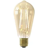 Calex Led lamp E27 | Edison | (4.5W, 470lm, 2100K, Dimbaar, Goud)