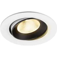 SLV Inbouwspot Numinos Move L wit/zwart 3000K - 20gr