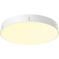 SLV Inbouw plafondlamp Medo 90 wit Ø 90cm met frame