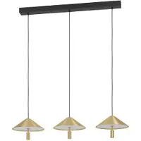 Eglo 3-lichts hanglamp Paraguay goud