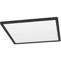 Eglo Plafonniere Minerario 39 x 39cm zwart