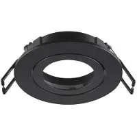 SLV Inbouwring New Tria 68 rond zwart - zonder fitting