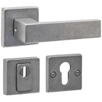 Intersteel Achterdeurbeslagset Amsterdam Vierkant Rvs