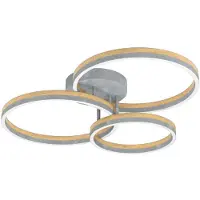 Eglo Landelijke led plafondlamp Cadinaro 3-lichts
