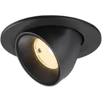 SLV Inbouwspot Numinos Gimble S zwart 3000K - 55gr