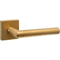 Intersteel Deurkruk Jura op Rozet Messing Getrommeld