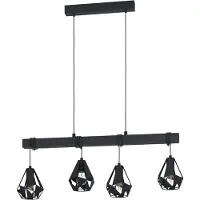 Eglo Design hanglamp Townshend 7 zwart
