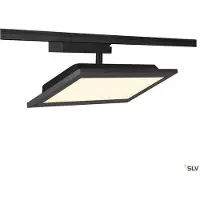SLV 1-fase led paneel Panel Track vierkant zwart