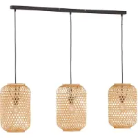 FISCHER&HONSEL GMBH Rotan hanglamp Calla licht hout