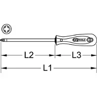 Ks Tools 153.1042 1531042 Kruiskop schroevendraaier PZ 3