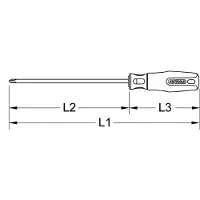 Ks Tools 965.0900 9650900 Kruiskop schroevendraaier PH 0 DIN 5265