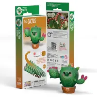 Eugy 3D Puzzel - Cactus - Fantasiefiguren - Duurzaam - Verzamel Ze Allemaal - 6 Jaar