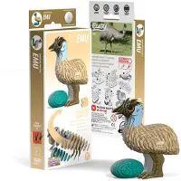 Eugy 3D Puzzel - Emoe - Vogels - Duurzaam - Verzamel Ze Allemaal - 6 Jaar