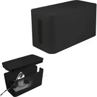 Logilink KAB0060 - Organizer kabli Cable Box, 235x115x120mm, czarny