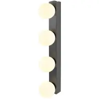 SLV Wandlamp Sun Mirror 3 Lichts Zwart