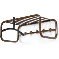 Spinder kapstok Retro Kapstok - Chocolate Brown - 6 haken