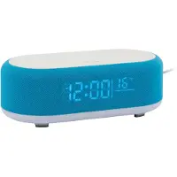 Karlsson Vogue Wekker | 19.8x7x9.8cm | Bright blauw