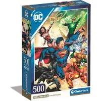 Clementoni - Puzzel - 500 Stukjes - DC Comics Superman - Compact Box - High Quality Collection