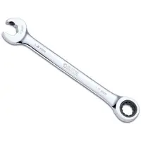 Sata platte sleutel met oog, 10 mm, met dubbele ratel