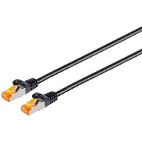 S-Impuls S/FTP CAT6a 10 Gigabit outdoor netwerkkabel met PE mantel / zwart - 5 meter