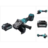 Makita GA 038 GM1 accu haakse slijper 40 V max. 230 mm borstelloos XGT + 1x accu 4,0 Ah - zonder oplader