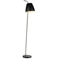 Markslöjd Spin, zwart, roestvrij staal, IP20, klasse II, E27, 1 lamp, 60 W
