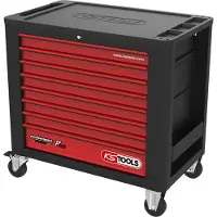 Ks Tools PERFORMANCEplus P20, zwarte/rode werkbankwagen
