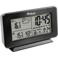 Mebus Radio weerstation draadloos, Weerstation, Zwart