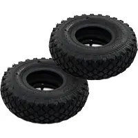 vidaXL Banden/binnenbanden voor steekwagens 3,00-4 260x85 rubber 2 st