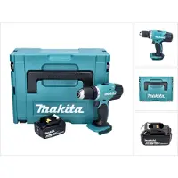 Makita DDF 453 G1J accuboormachine 18 V 42 Nm + 1x accu 6,0 Ah + Makpac - zonder oplader