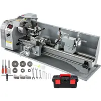 Vevor Metaaldraaibanken Minidraaibank 220x750mm Draaibank Metaal 1100 W Mini houtdraaibank voor metaalbewerking Draaibank Metaal Nauwkeurig Eenvoudig te gebruiken