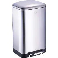 Dirt Devil Pedaalemmer | | 30 liter (Gedempt deksel, RVS, Zilver)