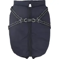 vidaXL Hondenjas Marineblauw L48 Fleece en polyester
