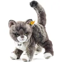 Steiff 099335 Kitty Katze, 25 cm, grijs/beige, staand