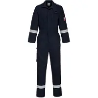 Portwest FR502 Bizflame Plus beschermende overall, marineblauw, maat L