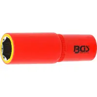 Bgs VDE Dopsleutel inzet zeskant aandrijfvierkant 12,5 mm (1/2") SW 19 mm (1/2", 19 millimeter)