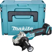 Makita DGA 520 ZJX1 Accuslijper 18 V 125 mm X-LOCK Brushless + Makpac - zonder accu, zonder lader