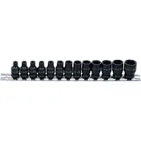 Bgs Kracht doppenset zeskant - 1/4 - 4 - 14 mm - 13 delig