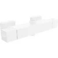 Mexen Cube thermostatische douchekraan, wit - 77250-20