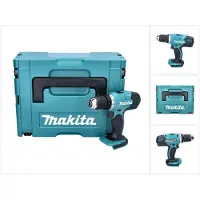 Makita Boormachine + slagboor, DDF 453 ZJ Snoerloze boormachine 18 V 42 Nm + Makpac - zonder batterij, zonder lader (Oplaadbare batterij)
