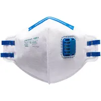 Portwest FFP2 platte halfmasker met ventiel - wit