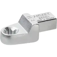 Hazet Insteekringsleutel 6609C-E11 · 9 x 12 mm insteekvierkant massief · Buiten-TORX-profiel · SW E11