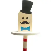 BS Toys BS Balans Bob - FSC Hout - Vang- en Werpspel - Buitenspeelgoed - 2 tot 4 spelers