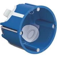 KAISER ELEKTRO geluidsisolerende doos voor apparaten, diameter 68 mm, diepte 49 mm, 1 stuk.
