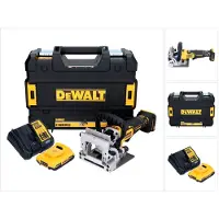 DeWalt DCW 682 D1T accu platte deuvelfrees 18 V 102 x 20 mm borstelloos + 1x accu 2.0 Ah + lader + TSTAK