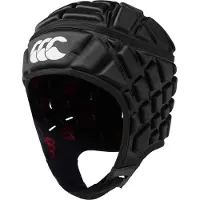 Canterbury rugby hoofdbeschermer junior zwart rood XSmall - hoofd bescherming.