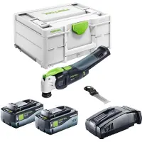 Festool VECTURO OSC 18 Basic accuschroefboormachine 18 V Starlock Max Brushless + 2x accu 8.0 Ah + snellader + systainer