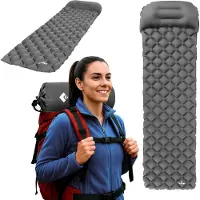 Outtec Luchtmatras - Luchtbed - Slaapmat - 195x55 cm - Ultralicht - Waterdicht - Snel Oppompen - Opblaasbaar Matras - Camping, Outdoor
