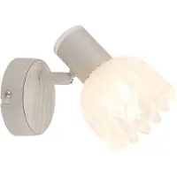 Globo Wandspot Planta zand bruin