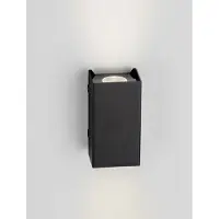 Nova Luce Opbouwspot Elio antraciet 7cm
